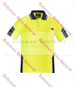 Mens Reinforced Hi Vis Squad S/S Polo - Solomon Brothers Apparel