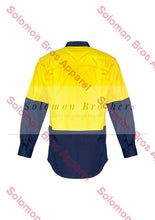 Load image into Gallery viewer, Mens Rugged Cooling Hi Vis Spliced L/S Shirt - Solomon Brothers Apparel
