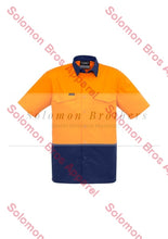 Load image into Gallery viewer, Mens Rugged Cooling Hi Vis Spliced S/S Shirt - Solomon Brothers Apparel
