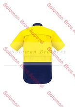 Load image into Gallery viewer, Mens Rugged Cooling Hi Vis Spliced S/S Shirt - Solomon Brothers Apparel
