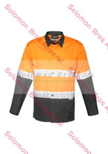 Load image into Gallery viewer, Mens Rugged Cooling Taped Hi Vis Spliced L/S Shirt - Solomon Brothers Apparel
