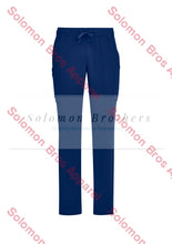 Load image into Gallery viewer, Mens Straight Leg Scrub Pant Navy / Sm Health &amp; Beauty
