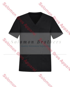 Mens V-Neck Scrub Top - Solomon Brothers Apparel