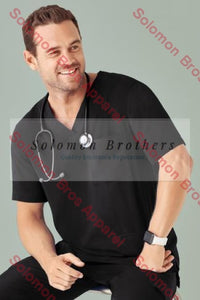 Mens V-Neck Scrub Top - Solomon Brothers Apparel