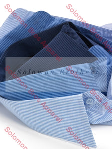 Mini Check Ladies 3/4 Sleeve Blouse - Solomon Brothers Apparel