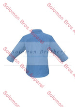 Load image into Gallery viewer, Mini Check Ladies 3/4 Sleeve Blouse - Solomon Brothers Apparel

