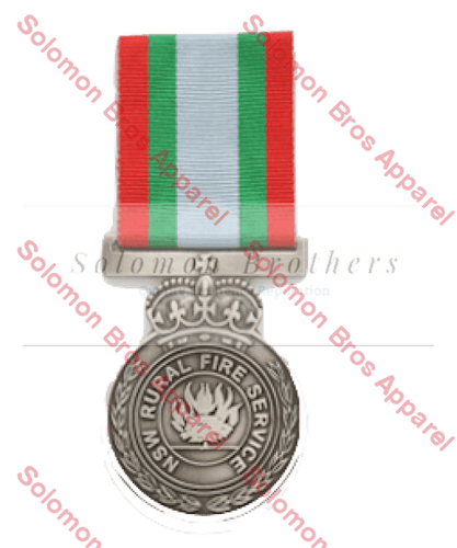 N.S.W. Rural Fire Service Long Service Medal - Solomon Brothers Apparel