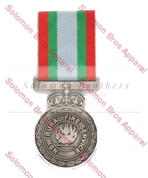 N.S.W. Rural Fire Service Long Service Medal - Solomon Brothers Apparel