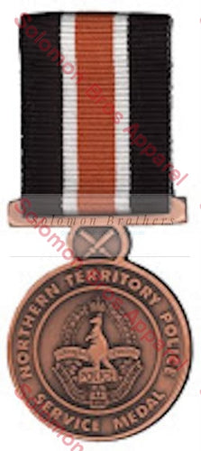 N.T. Police Diligent & Ethical Service Medal - Solomon Brothers Apparel