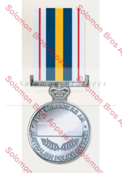 National Police Service Medal - Solomon Brothers Apparel