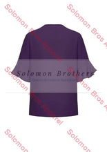 Load image into Gallery viewer, Olivia Womens Fluted Sleeve Blouse - Solomon Brothers Apparel
