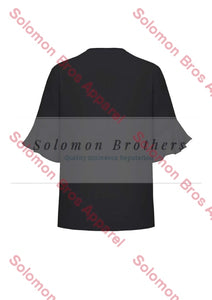 Olivia Womens Fluted Sleeve Blouse - Solomon Brothers Apparel