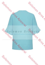 Load image into Gallery viewer, Olivia Womens Fluted Sleeve Blouse - Solomon Brothers Apparel
