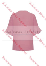 Load image into Gallery viewer, Olivia Womens Fluted Sleeve Blouse - Solomon Brothers Apparel
