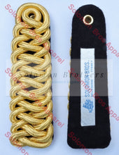 Load image into Gallery viewer, Plaited Shoulder Board Royal Horse Artillery Insignia
