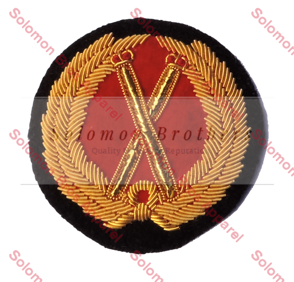 Police Crossed Tip Badge Bullion