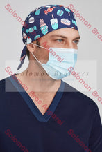 Load image into Gallery viewer, Printed Unisex Scrub Cap Health &amp; Beauty
