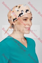 Load image into Gallery viewer, Printed Unisex Scrub Cap Health &amp; Beauty
