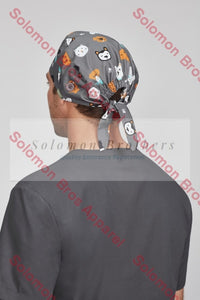 Printed Unisex Scrub Cap Health & Beauty