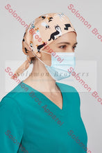 Load image into Gallery viewer, Printed Unisex Scrub Cap Health &amp; Beauty
