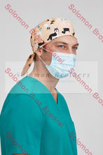 Load image into Gallery viewer, Printed Unisex Scrub Cap Health &amp; Beauty
