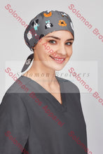 Load image into Gallery viewer, Printed Unisex Scrub Cap Health &amp; Beauty
