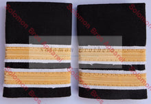 Load image into Gallery viewer, Purser Soft Epaulettes - Merchant Navy Shoulder Insignia
