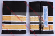 Load image into Gallery viewer, Purser Soft Epaulettes - Merchant Navy Shoulder Insignia
