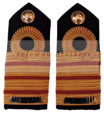 Load image into Gallery viewer, R.A.N. Captain Medical Surgeon Shoulder Board - Solomon Brothers Apparel
