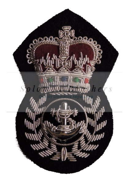 R.a.n. Police Chief Petty Officers Cap Badge Bullion