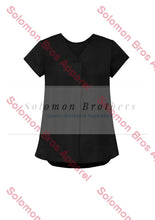 Load image into Gallery viewer, Rainbow Womens V-Neck Pleat Blouse - Solomon Brothers Apparel
