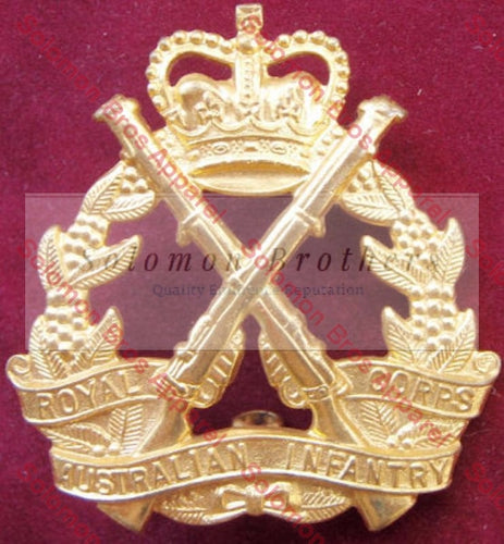 Royal Australian Infantry Corps Cap Badge - Solomon Brothers Apparel