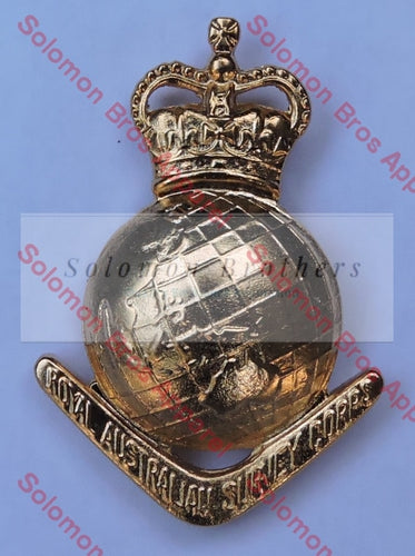 Royal Australian Survey Corps Badge Cap Medals