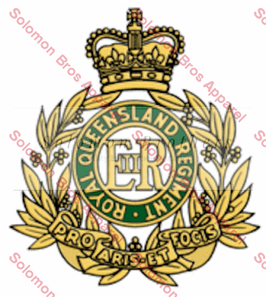 Royal Queensland Regiment Cap Badge - Solomon Brothers Apparel
