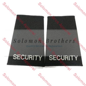 Security Officer Epaulette Slide - Solomon Brothers Apparel