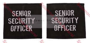 Senior Security Officer Epaulette Slide - 1/2 Length - Solomon Brothers Apparel