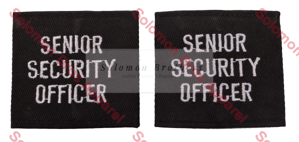 Senior Security Officer Epaulette Slide - 1/2 Length - Solomon Brothers Apparel