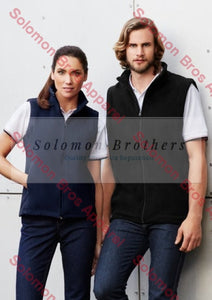 Simple Mens Micro Fleece Vest - Solomon Brothers Apparel