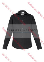 Load image into Gallery viewer, Tennessee Ladies Long Sleeve Blouse Black / 6 Corporate Shirt
