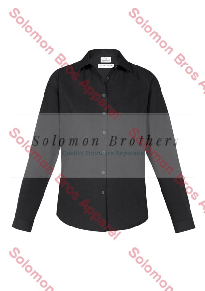 Tennessee Ladies Long Sleeve Blouse Black / 6 Corporate Shirt