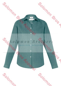 Tennessee Ladies Long Sleeve Blouse Jasper Green / 6 Corporate Shirt