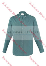 Load image into Gallery viewer, Tennessee Mens Long Sleeve Shirt Jasper Green / Xsm Corporate
