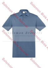 Load image into Gallery viewer, Town Mens Polo Grey Smoke / Sm
