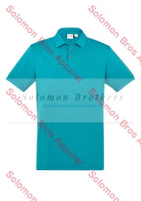 Load image into Gallery viewer, Town Mens Polo Teal / Sm
