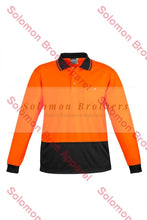 Load image into Gallery viewer, Unisex Hi Vis Basic Spliced L/S Polo - Solomon Brothers Apparel
