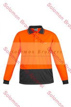 Load image into Gallery viewer, Unisex Hi Vis Basic Spliced L/S Polo - Solomon Brothers Apparel
