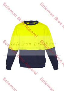 Unisex Hi Vis Crew Sweatshirt - Solomon Brothers Apparel
