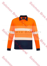 Load image into Gallery viewer, Unisex Hi Vis Segmented L/S Hoop Taped Polo - Solomon Brothers Apparel
