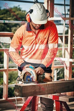Load image into Gallery viewer, Unisex Hi Vis Segmented L/S Hoop Taped Polo - Solomon Brothers Apparel
