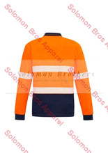 Load image into Gallery viewer, Unisex Hi Vis Segmented L/S Hoop Taped Polo - Solomon Brothers Apparel
